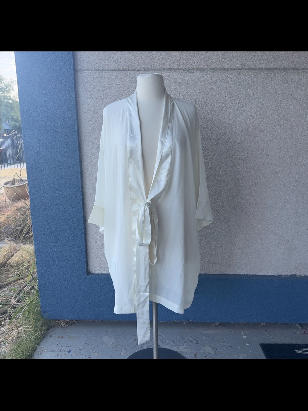 Vintage Gold Label Victoria’s Secret White Sheer Robe